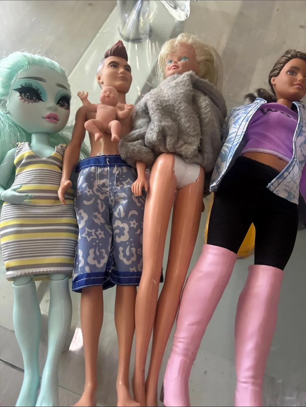 Vintage Surfer Ken Barbie Doll lot mix